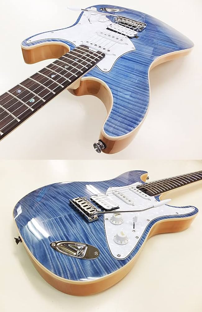 ARIA ギター　エフェクター Amazon | エレキギター 初心者セット AriaProII MAC-STD PW VOX